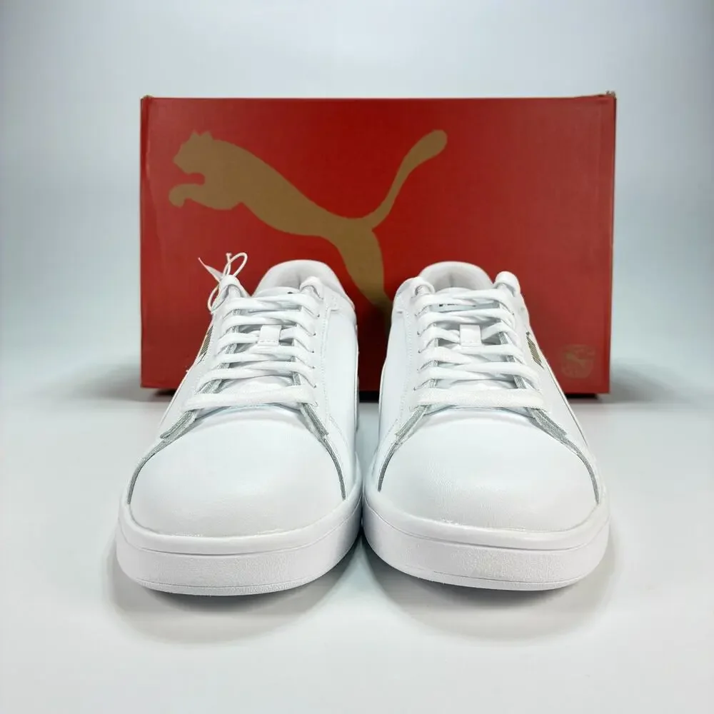 Puma Ace Court White Casual Lifestyle Sneakers Shoes 406570-01 Men's Size 13
